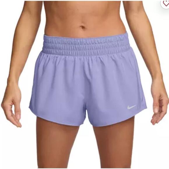 Nike Pants - Nike Women's One Dri-FIT Mid-Rise 3" Brief-Lined Shorts-Lilac, size S, NWT!
